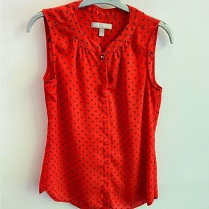 Banana Republic anchor print blouse